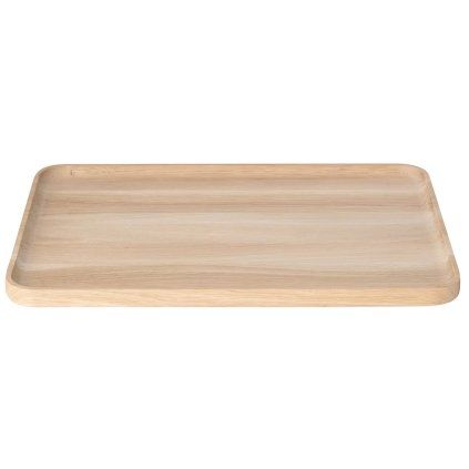 Servirni pladenj OKU, 40 x 30 cm, rjava, les, Blomus