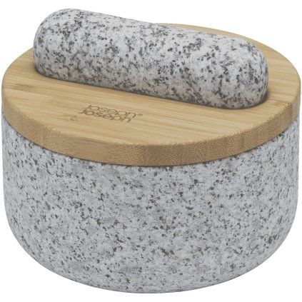 Možnar in tolkač DASH 20176, 15 cm, siva, granit, Joseph Joseph