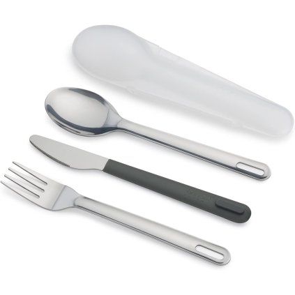 Set jedilnega pribora GOEAT 81126, potovalni, set 3 kosov, nerjaveče jeklo, Joseph Joseph