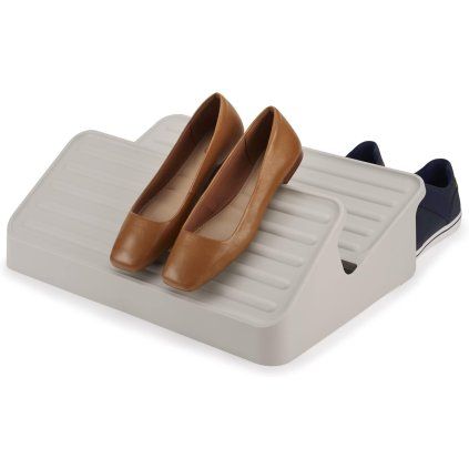 Stojalo za obutev SHOE-IN 55002, 47 cm, ecru, plastika, Joseph Joseph