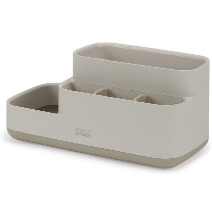 Organizator za kopalnico EASYSTORE 70576, 25 cm, ecru, plastika, Joseph Joseph
