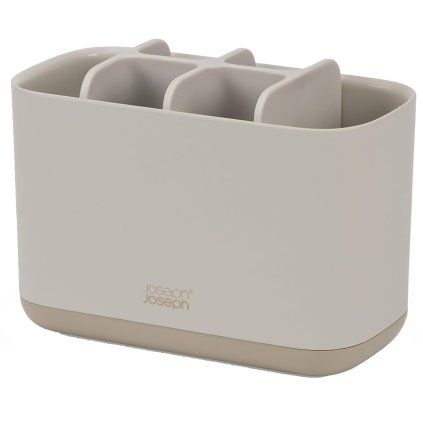 Lonček za zobne ščetke EASYSTORE 70575, ecru, umetna masa, Joseph Joseph