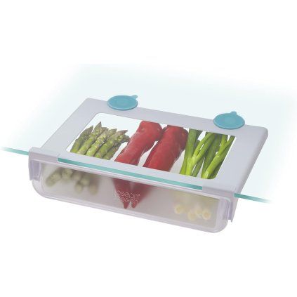 Organizator za hladilnik FRIDGESTORE 851664, 31 cm, bela, plastika, Joseph Joseph