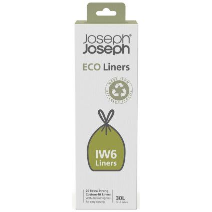 Vreče za smeti TOTEM MAX IW6 ECO LINERS 30134, 30 l, 20 kosov, zelo močne, Joseph Joseph