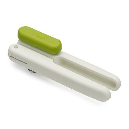 Odpirač za konzerve DUO 20194, 18 cm, bela/zelena, plastika, Joseph Joseph