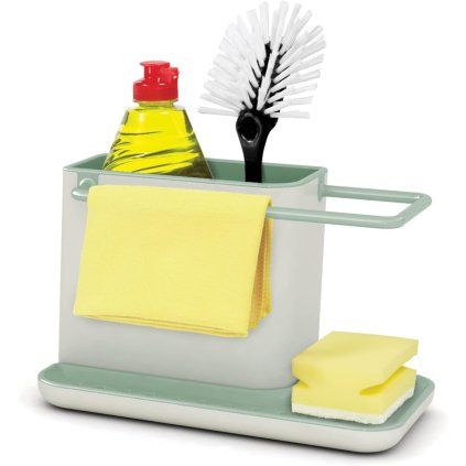 Organizator za pomivalno korito CADDY 851649, 21 cm, zelena, plastika, Joseph Joseph