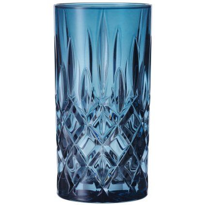 Kozarec za dolgo pijačo NOBLESSE COLORS, 395 ml, set 2 kosov, modra, Nachtmann