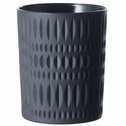 Kozarec za vodo ETHNO, 304 ml, set 2 kosov, črna, Nachtmann