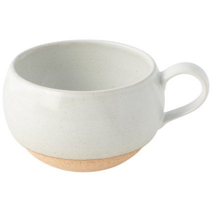 Šalica, 300 ml, bela, keramika, MIJ