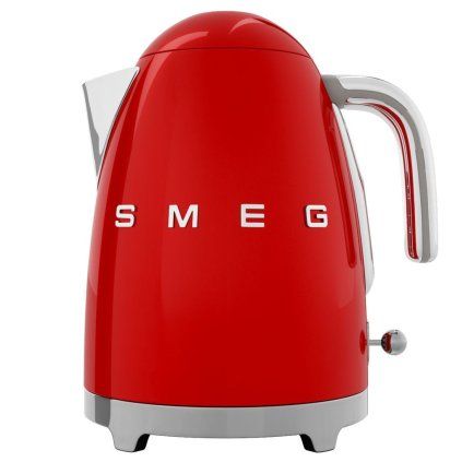 Električni kotliček KLF03RDEU, 1,7 l, rdeča, Smeg