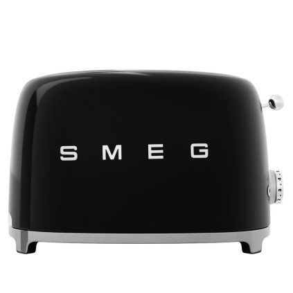 Toaster TSF01BLEU, 2 rezini, črna, Smeg