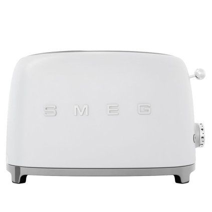 Toaster TSF01WHMEU, 2 rezini, mat bela, Smeg