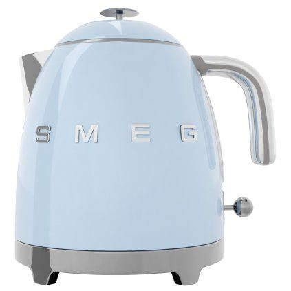 Električni kotliček 50'S STYLE MINI KLF05PBEU, 800 ml, pastelno modra, Smeg