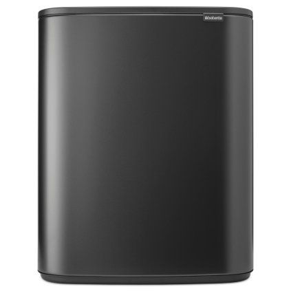 Koš na dotik BO TOUCH BIN, 60 l, močna siva, jeklo, Brabantia