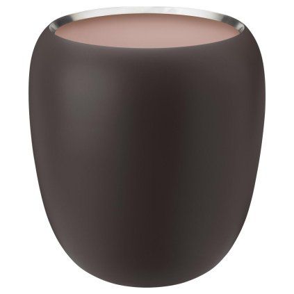 Vaza ORA, 22 cm, temen prah, nerjaveče jeklo, Stelton