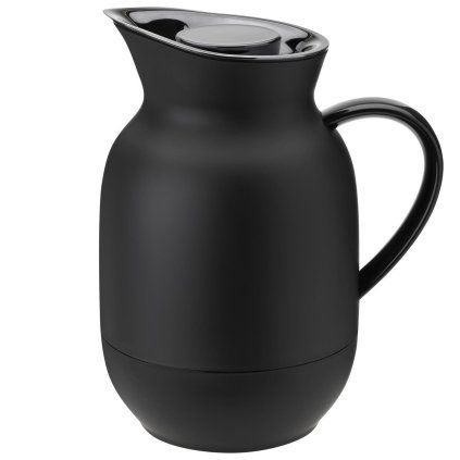 Vakuumski vrč AMPHORA, 1 l, 24 cm, črna, plastika, Stelton