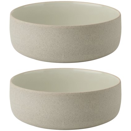 Skodelica za kosmiče EMMA, 13,5 cm, set 2 kosov, siva, kamenina, Stelton