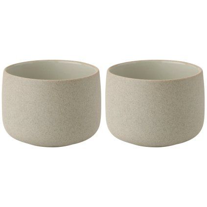 Skodelica EMMA, 150 ml, set 2 kosov, siva, kamenina, Stelton