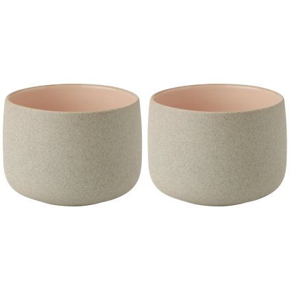 Skodelica EMMA, 150 ml, set 2 kosov, rožna, kamenina, Stelton