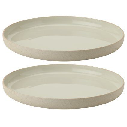 Krožnik za zajtrk EMMA, 19 cm, set 2 kosov, siva, kamenina, Stelton