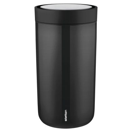 Potovalni lonček TO GO CLICK, 200 ml, črna, Stelton