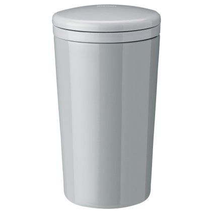 Termo lonček CARRIE, 400 ml, svetlo siva, iz nerjavečega jekla, Stelton