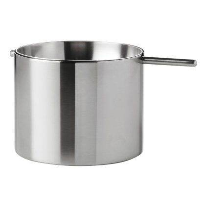 Pepelnik ARNE JACOBSEN, 8 cm, srebrna, nerjaveče jeklo, Stelton