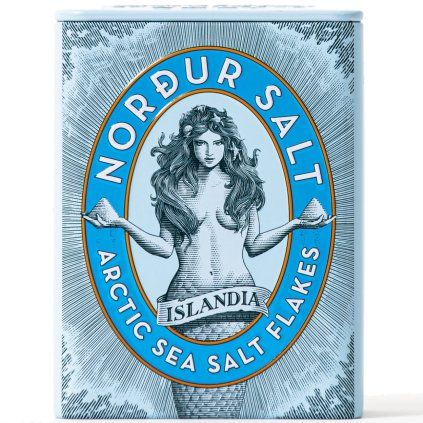 Arktična sol, 125 g, kosmiči, kositer, Nordur Salt