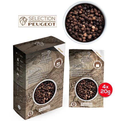 Črni poper TAN HOI, 4 x 20 g, Peugeot