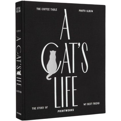 Foto album A CAT´S LIFE, črna, Printworks