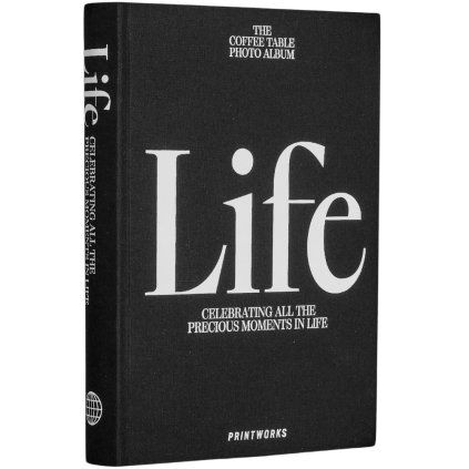 Foto album LIFE, črna, Printworks