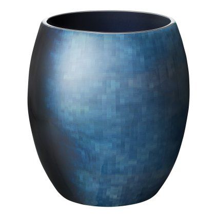 Vaza STOCKHOLM HORIZON 16 cm, modra, aluminij, Stelton