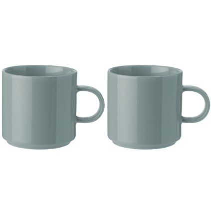 Šalčka za kavo, 200 ml, set 2 kosov, prašno zelena, lončevina, Stelton