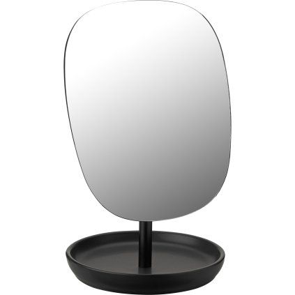 Kozmetično ogledalo FJORD, 25 cm, črna, železo/lončina, Stelton