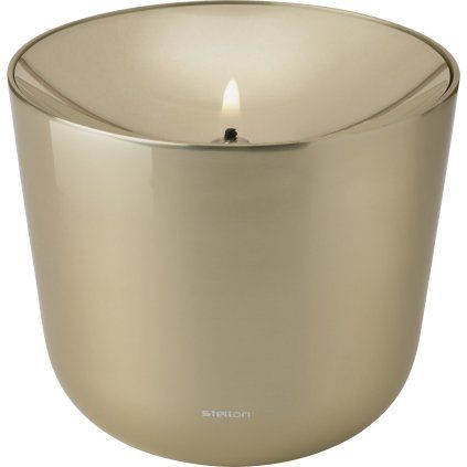 Oljna svetilka SOLIS, 11 cm, medenina, aluminij, Stelton
