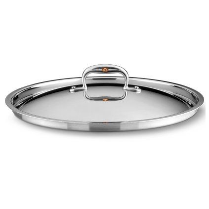 Pokrov za lonec CON CUORE, 28 cm, srebrna, baker, Ruffoni