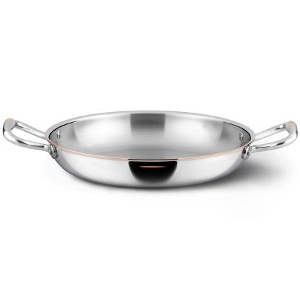 Servirna ponev CON CUORE, 20 cm, srebrna, baker, Ruffoni