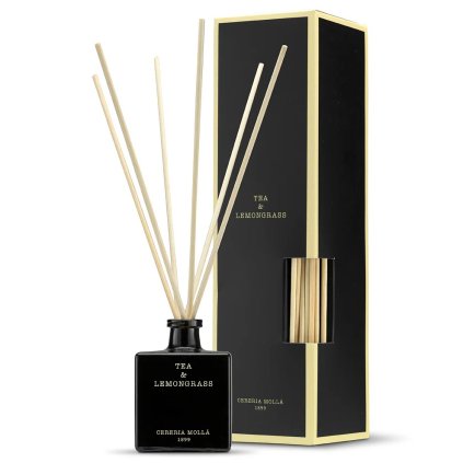 Difuzor dišav za dom TEA & LEMONGRASS, 100 ml, Cereria Mollá