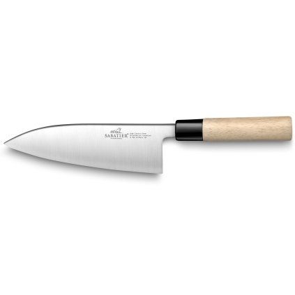Japonski nož DEBA 18,5 cm, rjava, Lion Sabatier