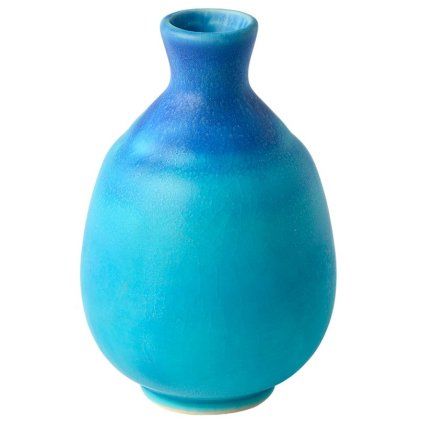Sake steklenička TURQUOISE, modra, keramika, MIJ