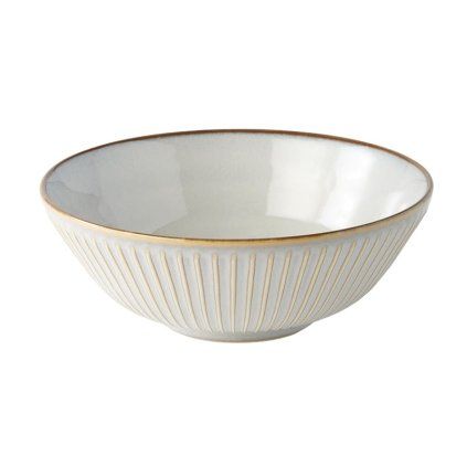 Skodelica za kosmiče WHITE SENDAN 21,5 cm, bela, keramika, MIJ
