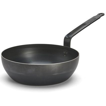 Ponev za praženje BLUE CARBON 28 cm, modra jeklo, de Buyer