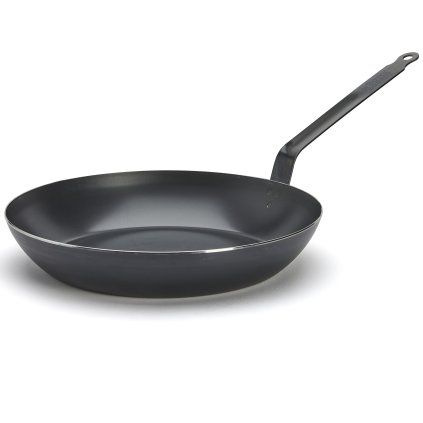 Univerzalna ponev BLUE CARBON 32 cm, modra jeklo, de Buyer