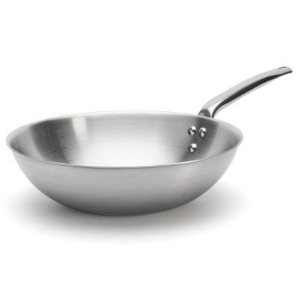 Vok ALCHIMY 28 cm, srebrna, nerjaveče jeklo, de Buyer