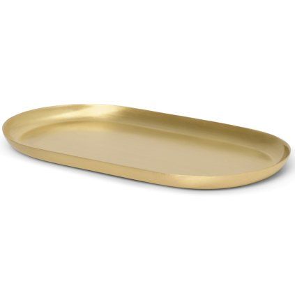 Dekorativni pladenj BASHO 18,5 cm, medenina, čvrst LIVING