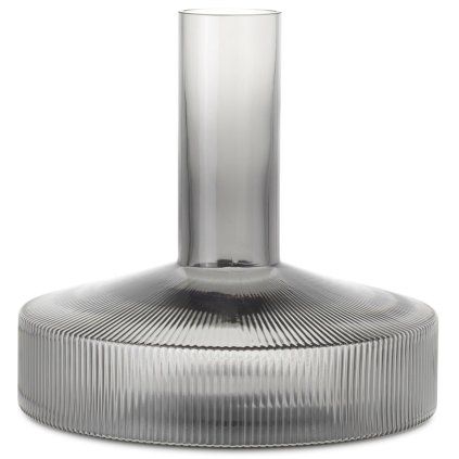 Dekanter za vino RIPPLE 1,7 l, siva, steklo, ferm LIVING