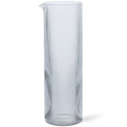 Vrč za vodo RIPPLE 1,1 l, svetla, steklo, ferm LIVING
