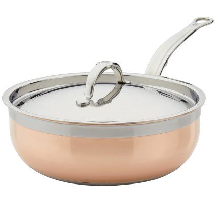 Ponev za praženje COPPERBOND 24 cm, 3,3 l, baker, Hestan