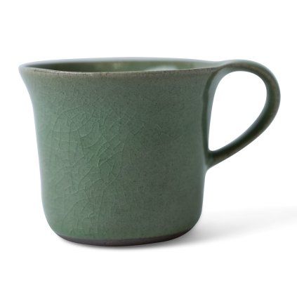 Skodelica 150 ml, zelena, keramika, MIJ