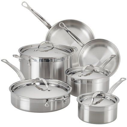 Set posode PROBOND, set 6 kosov, nerjaveče jeklo, Hestan